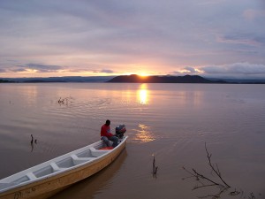 El lago Baringo al amanecer
