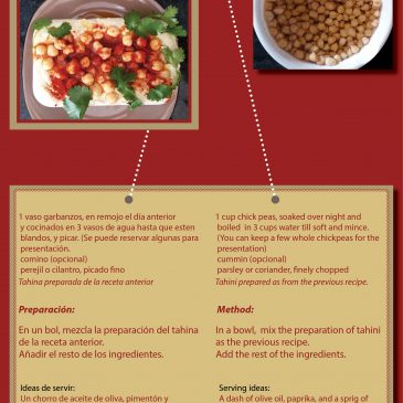 Recetas con Tahina y Humus |  Recipes with Tahini & Hummus