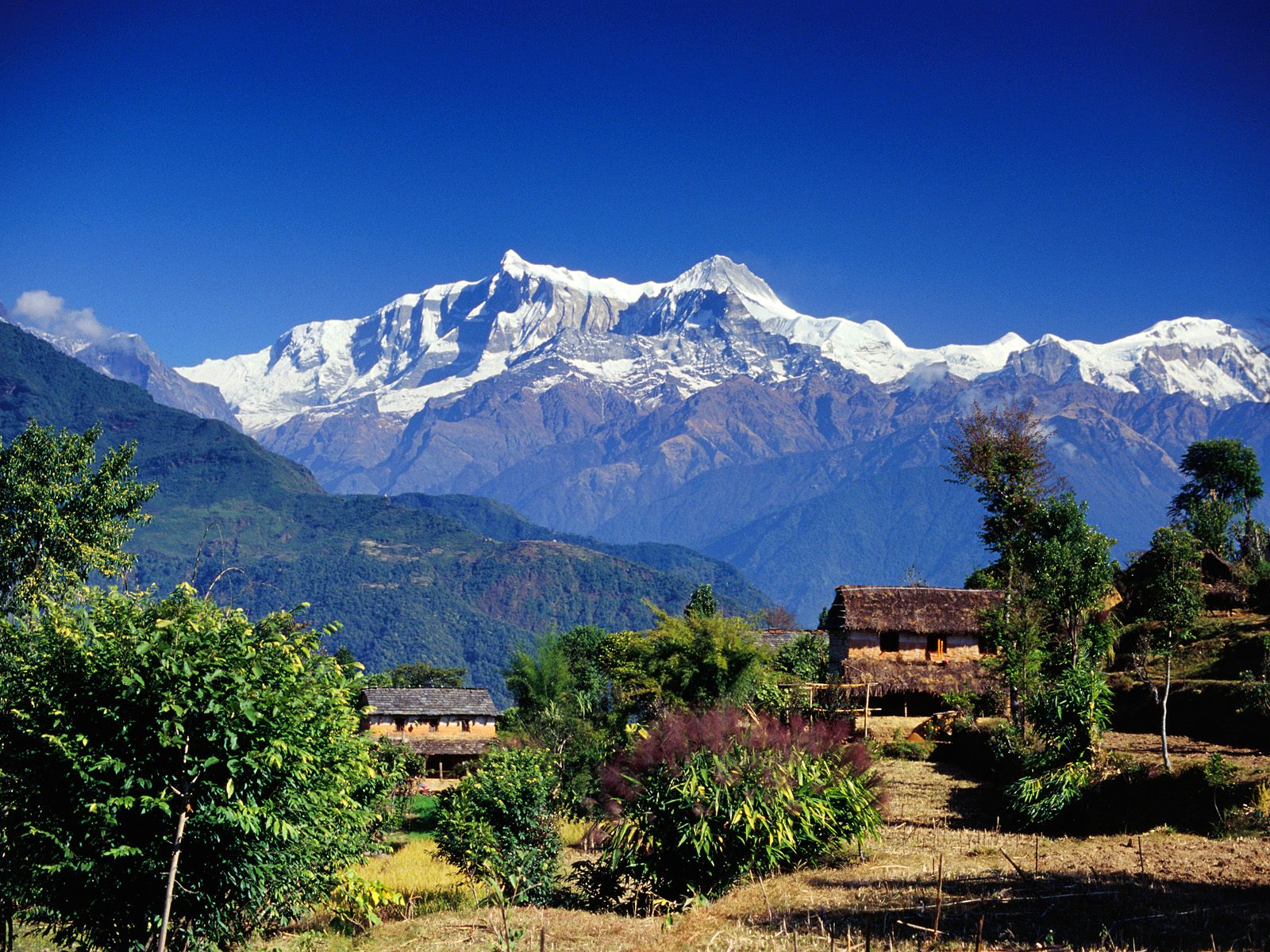 Un pueblo en Gandaki