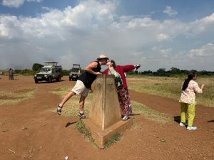 Un momento especial de María y Miguel Ángel durante su viaje de novios en África, entre Masái Mara y Serengeti.
