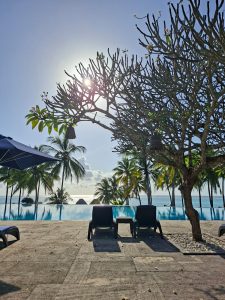 Playa en Zanzíbar durante un viaje de novios a Kenia y Zanzíbar