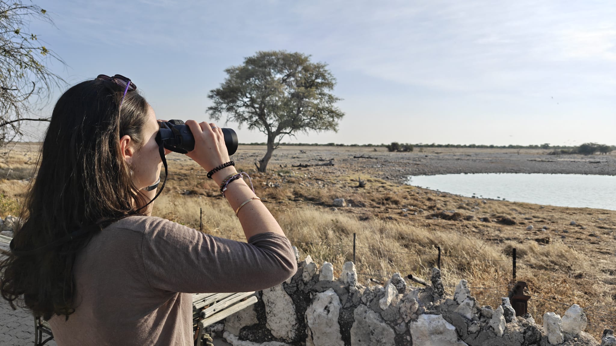 Federico, María José, Lucía, Ana María y Pablo durante su viaje a Namibia, Botsuana y Cataratas Victoria