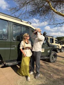 Álvaro y Yolanda durante su viaje de novios a Kenia y Maldivas